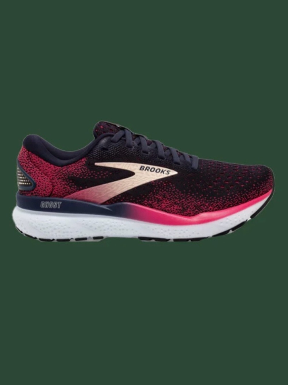Brooks Ghost 16 Women’s Running Shoes - Size 8 - Peacoat/Raspberry